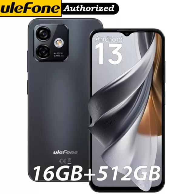 Ulefone Note 16 Pro Smartphone without Contract, 16GB + 256GB Android 13  Mobile Phone 50MP +