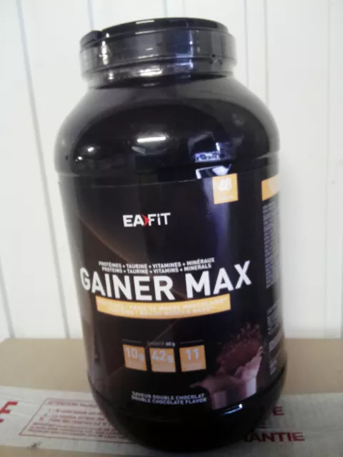 Protéines GAINER MAX 2,9kg- Double Chocolat - Protéine musculation -