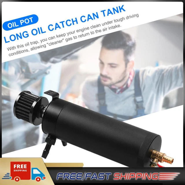Serbatoio cattura olio 2 porte serbatoio olio auto con valvola di scarico per auto