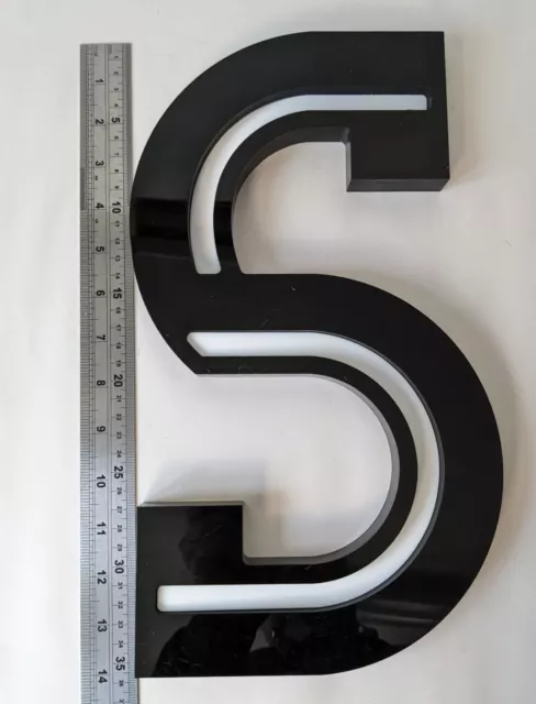 Vintage Architectural Salvage Letter S Reclaimed Advertising Shop Sign 14in Tall