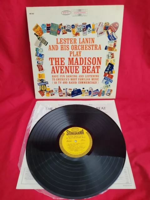 Lester Lanin Orchestra Play Madison Avenue Beat LP Vinyl Record Album