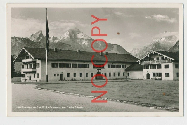 Foto WK II PK Reichskanzlei mit Watzmann und Hochkalter  #51