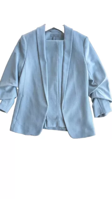 Zara Light Blue Summer Suit UK Size 8