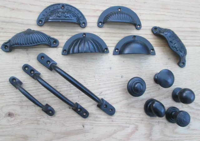 Cast Iron Chest Drawer Wardrobe Kitchen Cupboard Cabinet Door Handles & Knobs