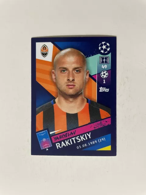 FIGURINA CHAMPIONS LEAGUE TOPPS 2018/19 SHAKHTAR DONETSK RAKITSKIY n 427 OTTIMA