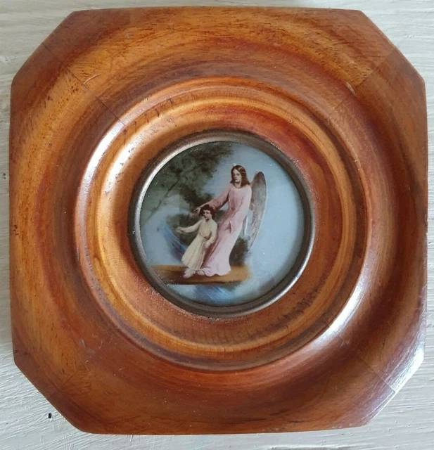 Sltare Angelo Custode Decorazione Di Natale Stile D'annata Blu