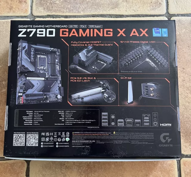 Carte Mère/Motherboard Gigabyte Z790 Gaming X AX 2