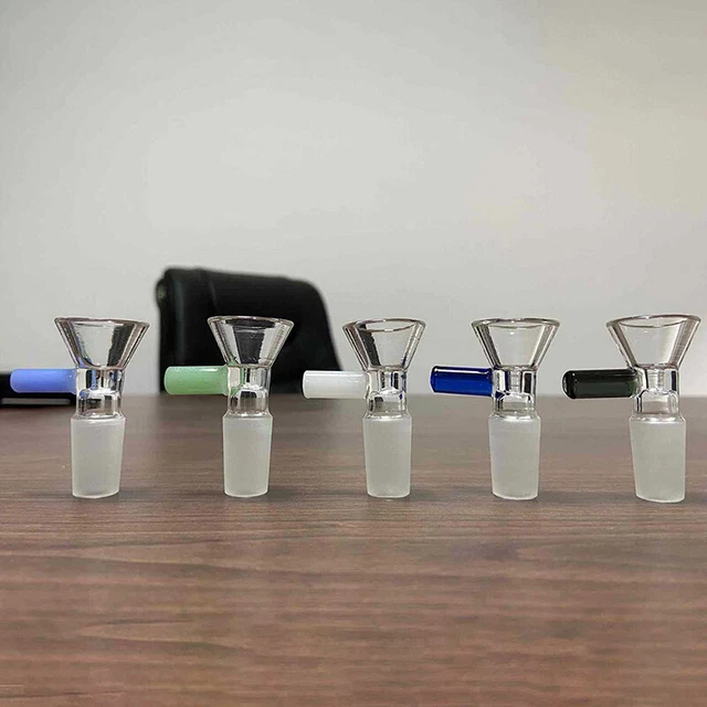 14mm Laboratory Clear Glass Borosilicate Handle Funnel Type Bowl Chemistry Tool