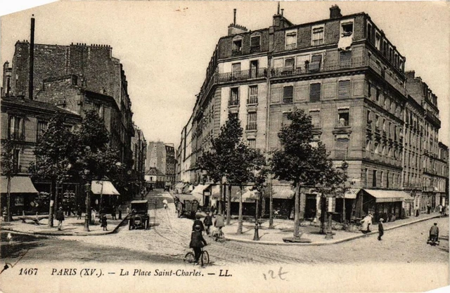 CPA PARIS (15e) La Place St-Charles (563323)