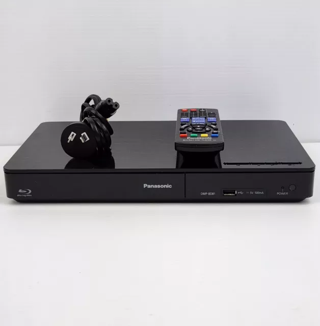 Panasonic DMP-BD81 Smart Network Blu-ray Disc DVD CD Player Wi-Fi Full HD USB
