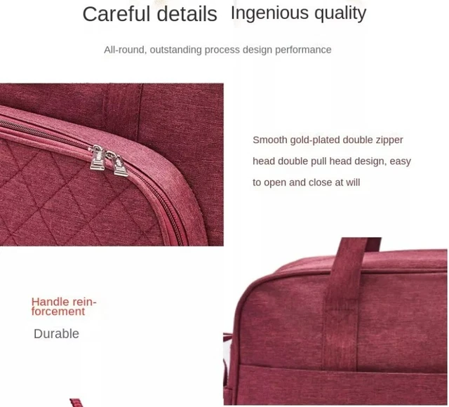 GANEN Baby Diaper Nappy Changing Bag  + Baby changing Mat Travel Indoor/Outdoor 3
