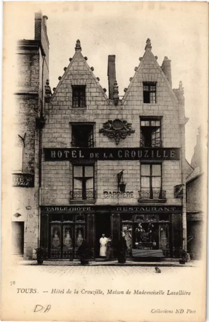 CPA TOURS - Hotel de la Crouville Maison de Mademoiselle LAVALliere (589983)