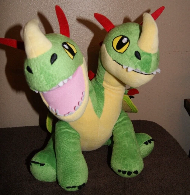 BUILD A BEAR How To Train Your Dragon Barf & Belch two headed plush