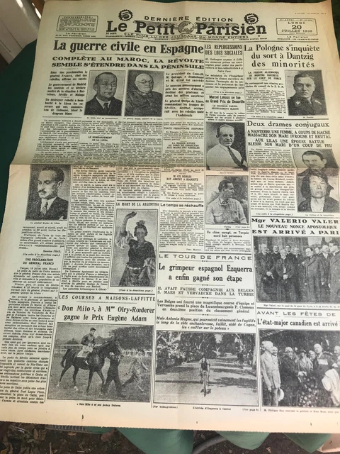Journal Le Petit Parisien du 8 janvier 1943 | Paris Musées