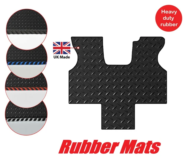 Tailored Black Carpet Mats For VW Transporter T4 Walkthrough (1990-2003) – Deluxe Front Set