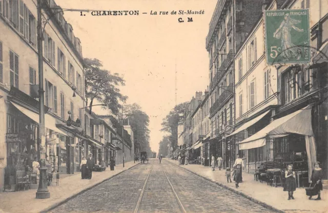 Cpa 94 Charenton / La Rue De Saint Mande