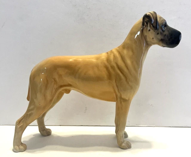 VTG Beswick Figurine Great Dane Ruler Of Ouborough 7” Damaged