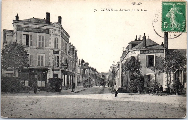 58 COSNE SUR LOIRE - perspective avenue de la gare