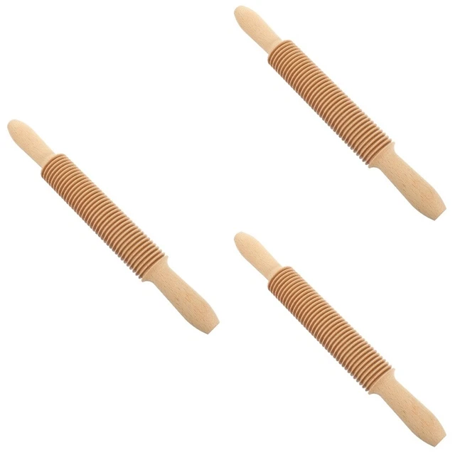 3x Herramienta de masa de pizza Pin Rodante Masa Docker Pasta para Masa Hornear Cocina