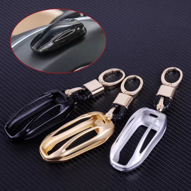 Wallet clés aluminium porte-clés Clip Keychain couverture masculine pour Tesla X