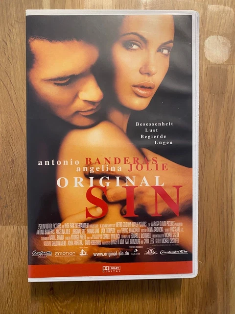 ORIGINAL SIN 2001 VHS German PAL BMG UFA Video Antonio Banderas