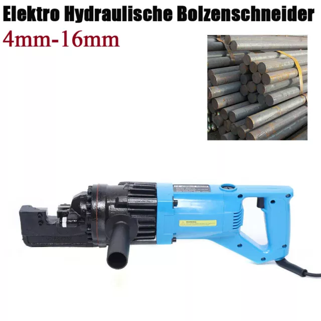 850w RC-16 Hydraulische Rebar Cutter Automatische Bolzenschneider Bolzen 4-16mm 3