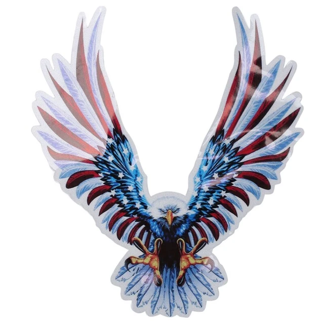 Decalcomania Auto Volante Auto Camion Usa Pet Flag Sticker DecalcW1