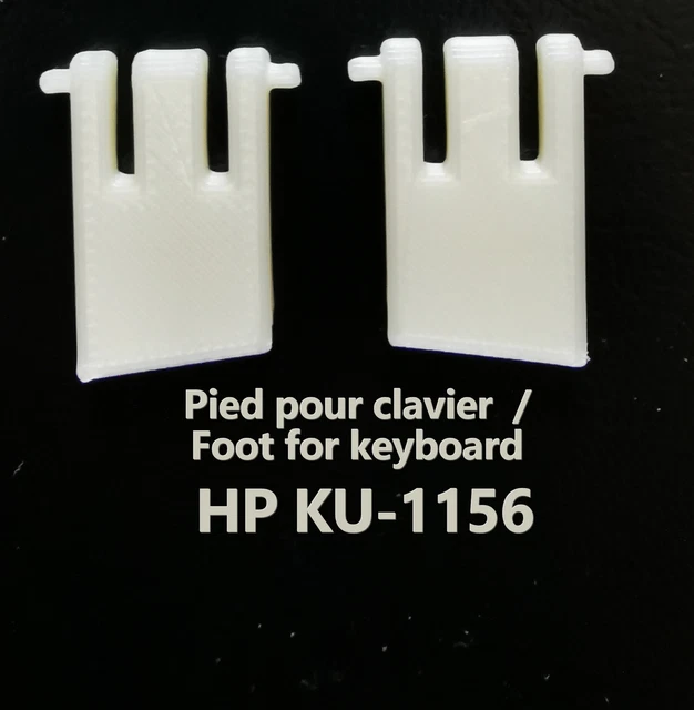 HP KU1156 KEYBOARD Spare Replacement Tilt Leg Stand Foot Feet Set pied