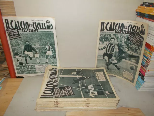 Il Calcio E Il Ciclismo Illustrato 1955 22-23-24-25-26-27-28-29-30 A 6 Euro Cad