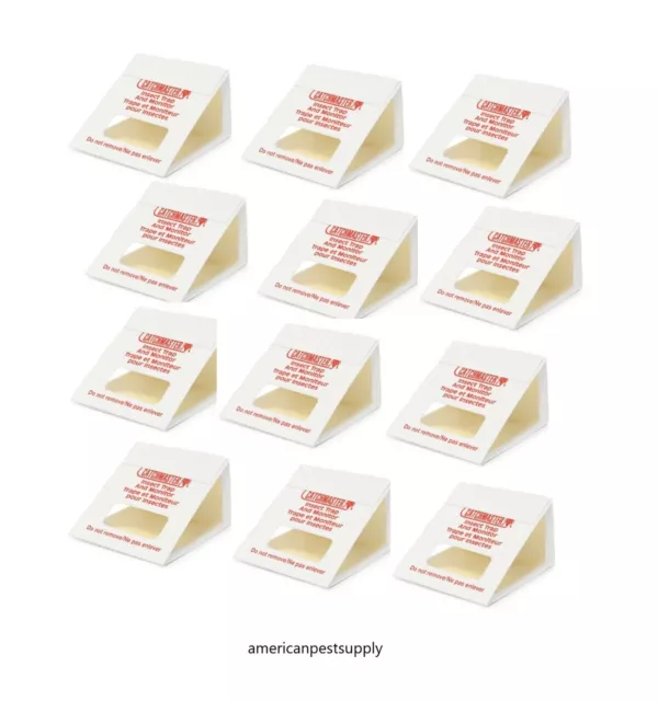 12 Catchmaster 100iCockroaches Insect Traps Spider Scorpion Cricket  Ant Traps