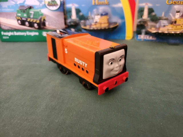 FISHER-PRICE THOMAS & Friends Trackmaster Rusty the Orange NG Diesel ...