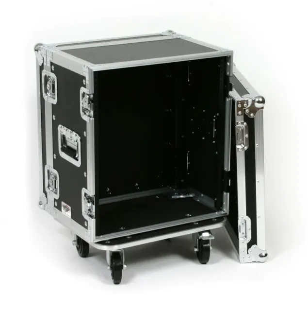 OSP Deluxe ATA 12 Space Effects Road Tour Rack Flight Case with Casters