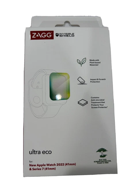 Apple Watch 41mm Screen Protector 2022 Series 8 Series 7 ZAGG Ultra Eco NEW 41mm