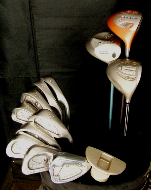Set Ping Eye 2 schwarzer Punkt 3-SW + Treiber + 4 Holz + 5 Holz + Putter + Tasche