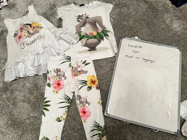 Monnalisa jungle book 18m tops & leggings