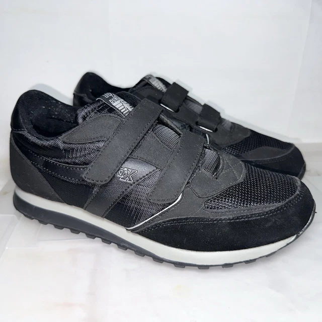 Velcro Dunlop Original Trainers MENS DUNLOP KTX KT26 Black Wide