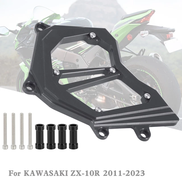 Front Sprocket Cover Chain Guard For KAWASAKI Ninja ZX-10R ZX10R 11-23 Titanium