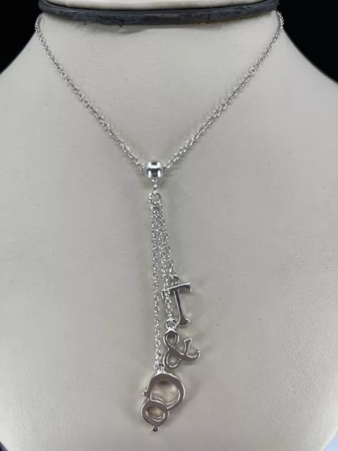 Vintage Tiffany & Co. T & Co. Sterling Silver 925 17” Necklace 5.4g