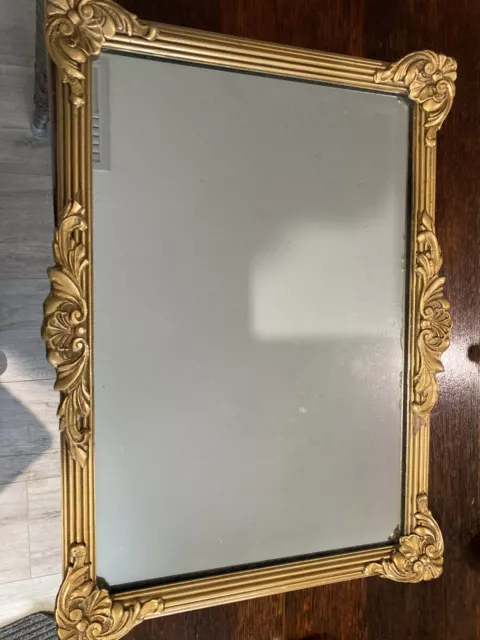 antique gold mirror