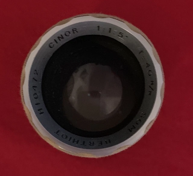Objectif De Projecteur SOM Berthiot 50mm F/1.5 - Occasion, Fungus Sur Le Coating