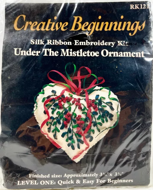NUEVO CB Under The Mistletoe RK121 Cinta Bordado Adorno Kit De Colección 13290