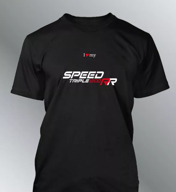 Tee shirt personnalise Speed Triple 1200 RR S M L XL XXL homme moto