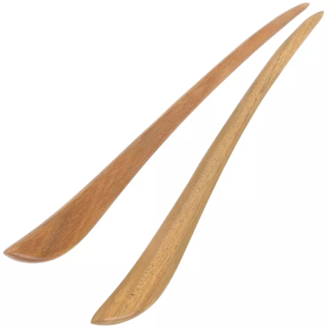 2 Pcs Wooden Miss Hair Chopsticks for Women Japanese Accessories