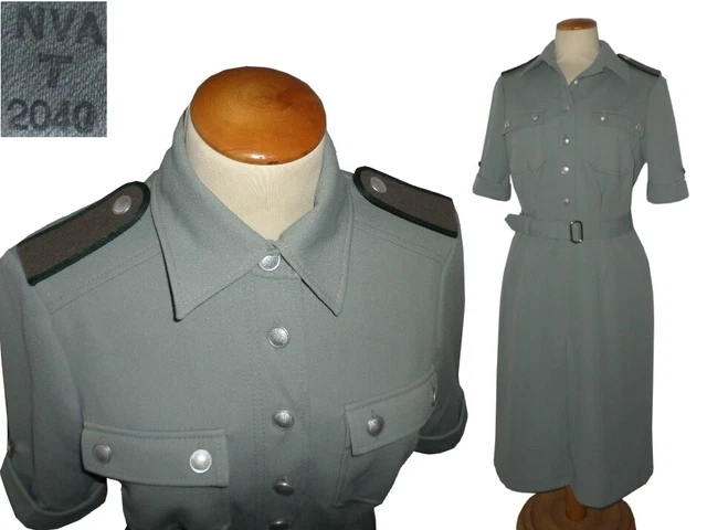 DDR NVA UNIFORM - Kleid Soldat Armee Damen RD, GDR East german army ...