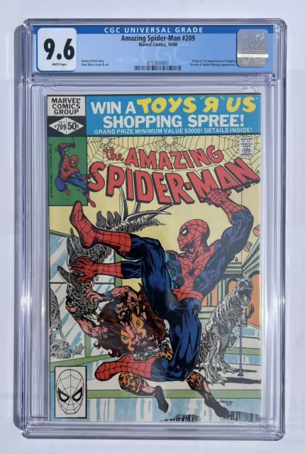 Amazing Spiderman #209, CGC 9.6, Key 1st Appearance Of Calypso