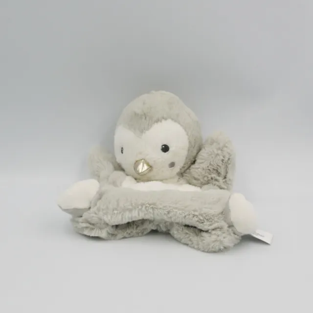 Doudou plat marionnette pingouin gris blanc KIABI SIMBA TOYS - 27783