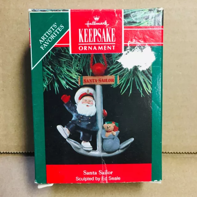 Hallmark Keepsake Ornament-Santa Sailor (1991)