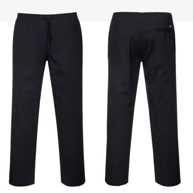 Portwest C070 Drawstring Chef Trousers Black Size 4XL  p12