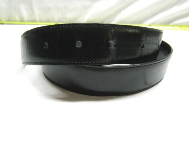 ST. DUPONT Black Size 30 Leather Belt STRAP 4G9