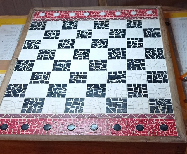 Jeu D'Échecs Magnétique 3 En 1 39cm Bois - Échecs Dames Backgammon Pliable Voyage